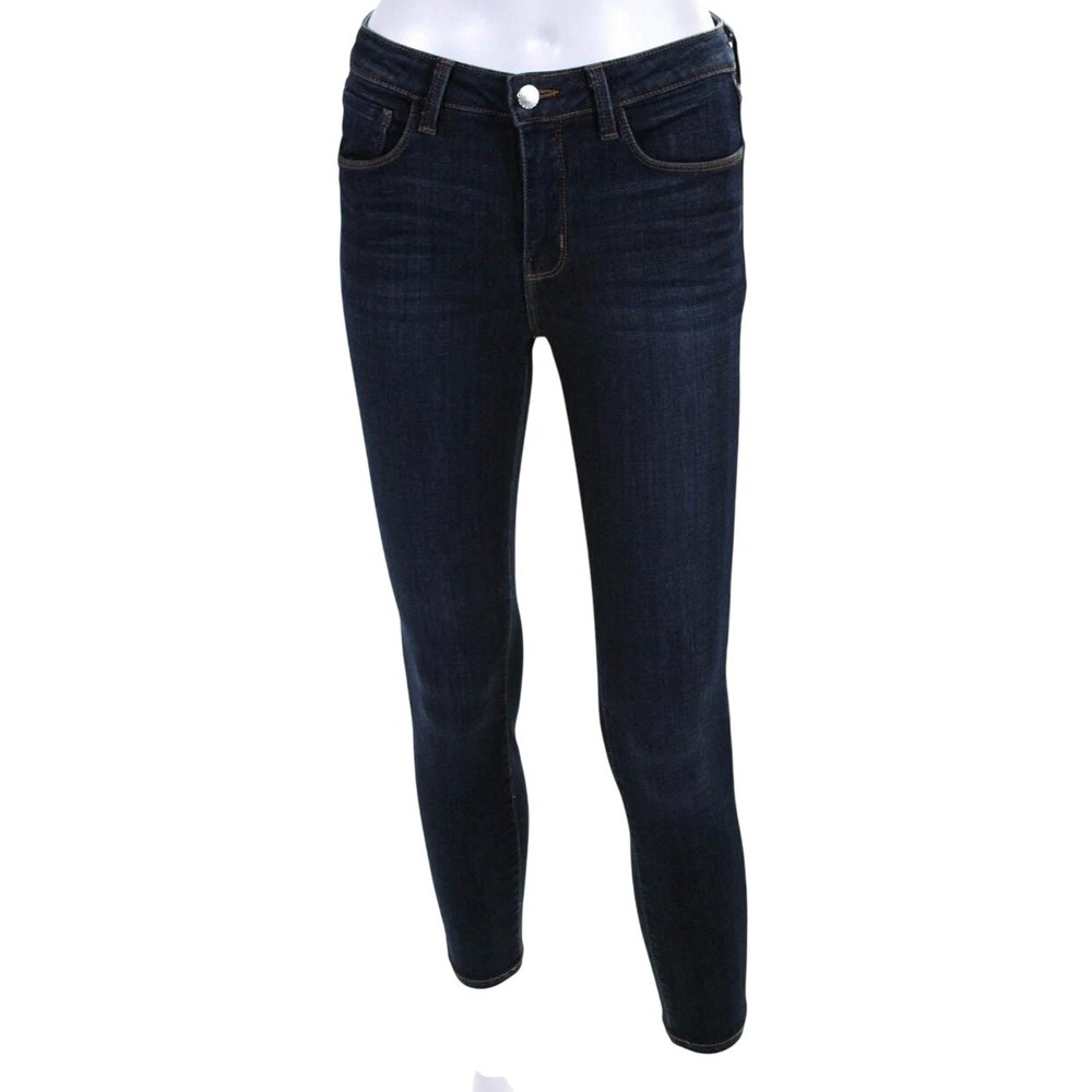 L AGENCE Margot Skinny Jeans High Rise Vintage Blue Premier Size‎ 24